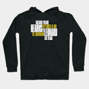 Hearns vs Leonard / 2 Hoodie